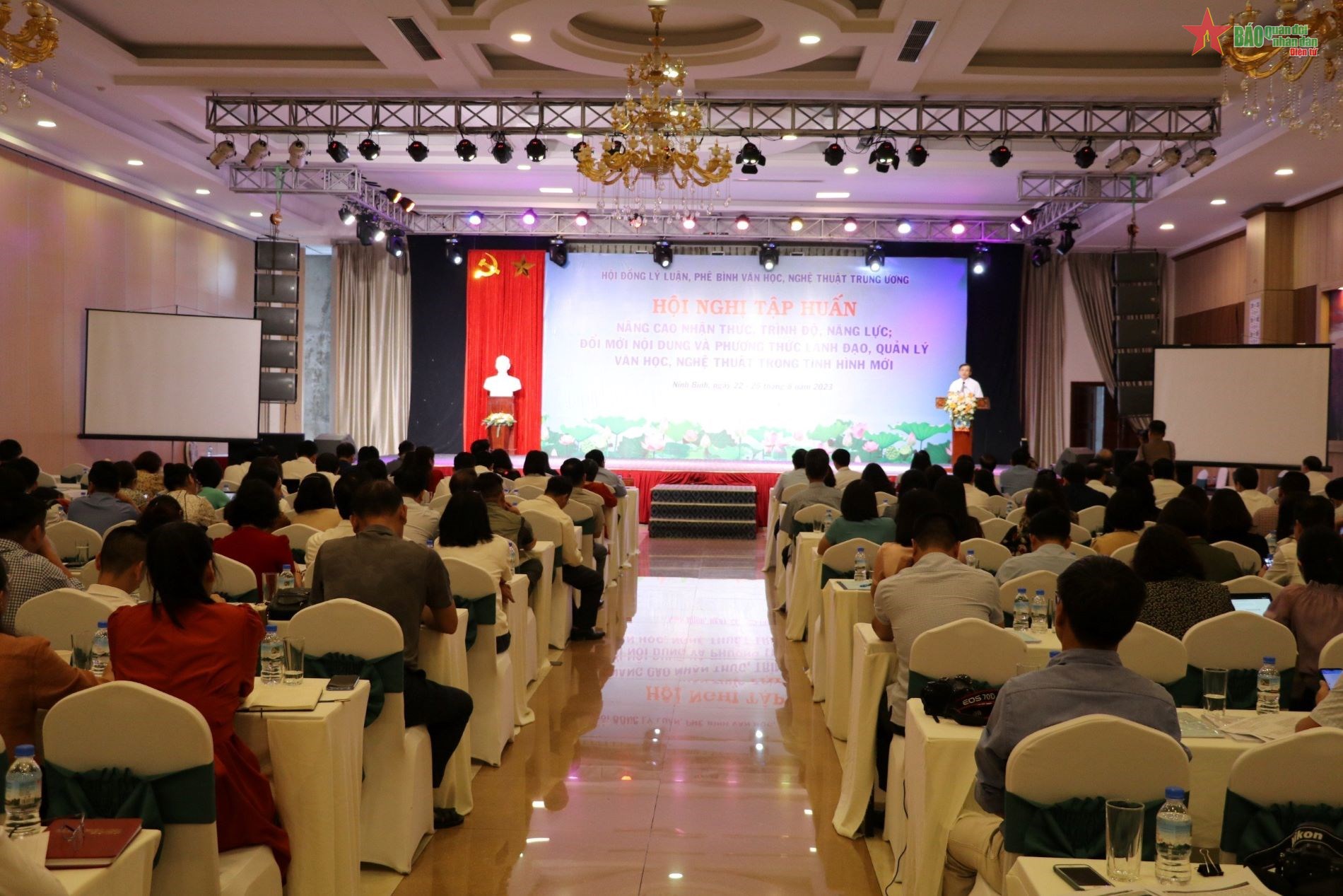 Quang cảnh lễ khai mạc hội nghị tập huấn.