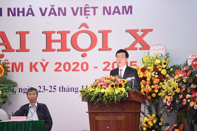 Đồng chí Võ Văn Thưởng phát biểu chỉ đạo đại hội