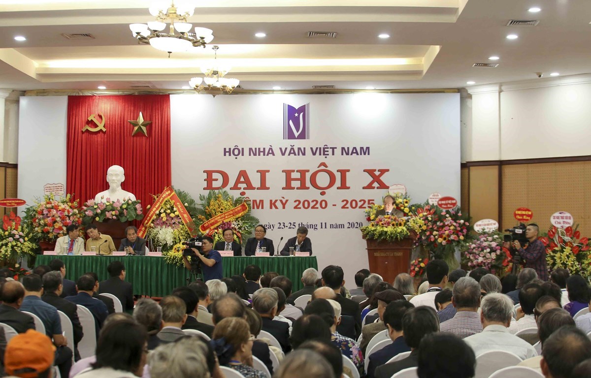 Đại hội Hội Nhà văn Việt Nam lần thứ X, nhiệm kỳ 2020-2025. Ảnh minh họa: Vietnamplus